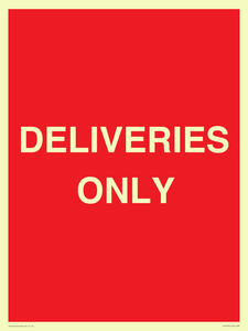 PV12791: DELIVERIES ONLY