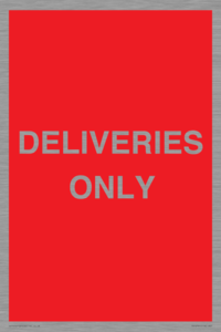 PV12791: DELIVERIES ONLY