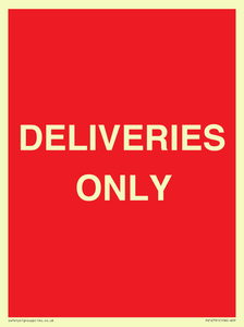PV12791: DELIVERIES ONLY