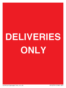 PV12791: DELIVERIES ONLY