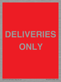 PV12791: DELIVERIES ONLY