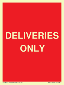 PV12791: DELIVERIES ONLY
