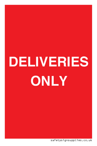 PV12791: DELIVERIES ONLY