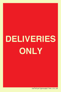 PV12791: DELIVERIES ONLY