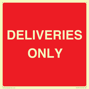 PV12791: DELIVERIES ONLY
