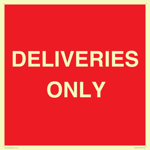 PV12791: DELIVERIES ONLY