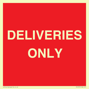 PV12791: DELIVERIES ONLY