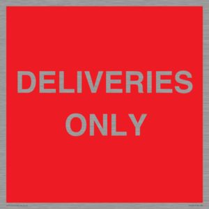 PV12791: DELIVERIES ONLY