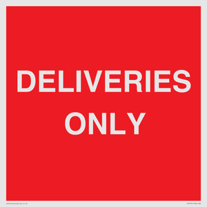 PV12791: DELIVERIES ONLY