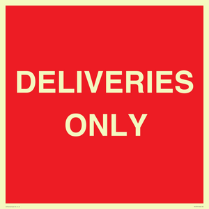 PV12791: DELIVERIES ONLY