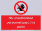 PV12839: No unauthorised personnel past this point