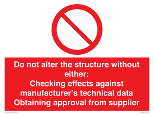 PV12944: Do not alter the structure