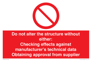 PV12944: Do not alter the structure