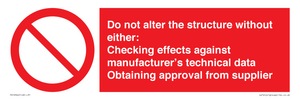 PV12944: Do not alter the structure