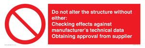 PV12944: Do not alter the structure