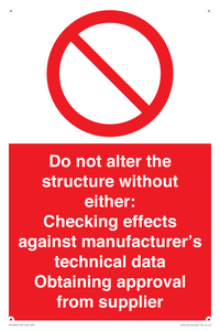 PV12944: Do not alter the structure