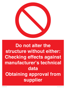 PV12944: Do not alter the structure