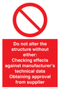 PV12944: Do not alter the structure