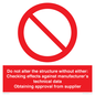 PV12944: Do not alter the structure