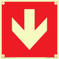 PV13058: Down arrow (white on red background)
