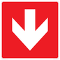 PV13058: Down arrow (white on red background)