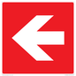 PV13062: Left arrow (white on red background)