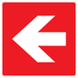 PV13062: Left arrow (white on red background)