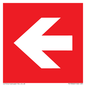 PV13062: Left arrow (white on red background)