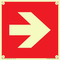 PV13064: Right arrow (white on red background)
