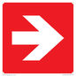 PV13064: Right arrow (white on red background)