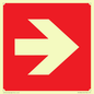PV13064: Right arrow (white on red background)