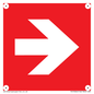 PV13064: Right arrow (white on red background)