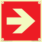 PV13064: Right arrow (white on red background)
