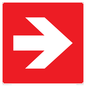 PV13064: Right arrow (white on red background)