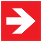 PV13064: Right arrow (white on red background)