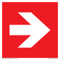 PV13064: Right arrow (white on red background)