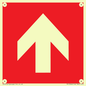 PV13066: Up arrow (white on red background)
