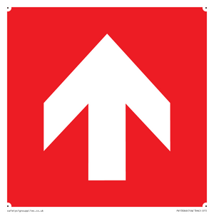 PV13066: Up arrow (white on red background)