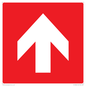 PV13066: Up arrow (white on red background)