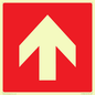 PV13066: Up arrow (white on red background)