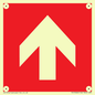 PV13066: Up arrow (white on red background)