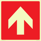 PV13066: Up arrow (white on red background)