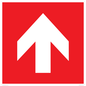 PV13066: Up arrow (white on red background)
