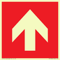 PV13066: Up arrow (white on red background)