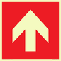 PV13066: Up arrow (white on red background)