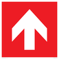 PV13066: Up arrow (white on red background)