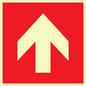 PV13066: Up arrow (white on red background)