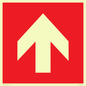 PV13066: Up arrow (white on red background)