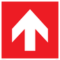PV13066: Up arrow (white on red background)