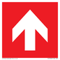PV13066: Up arrow (white on red background)